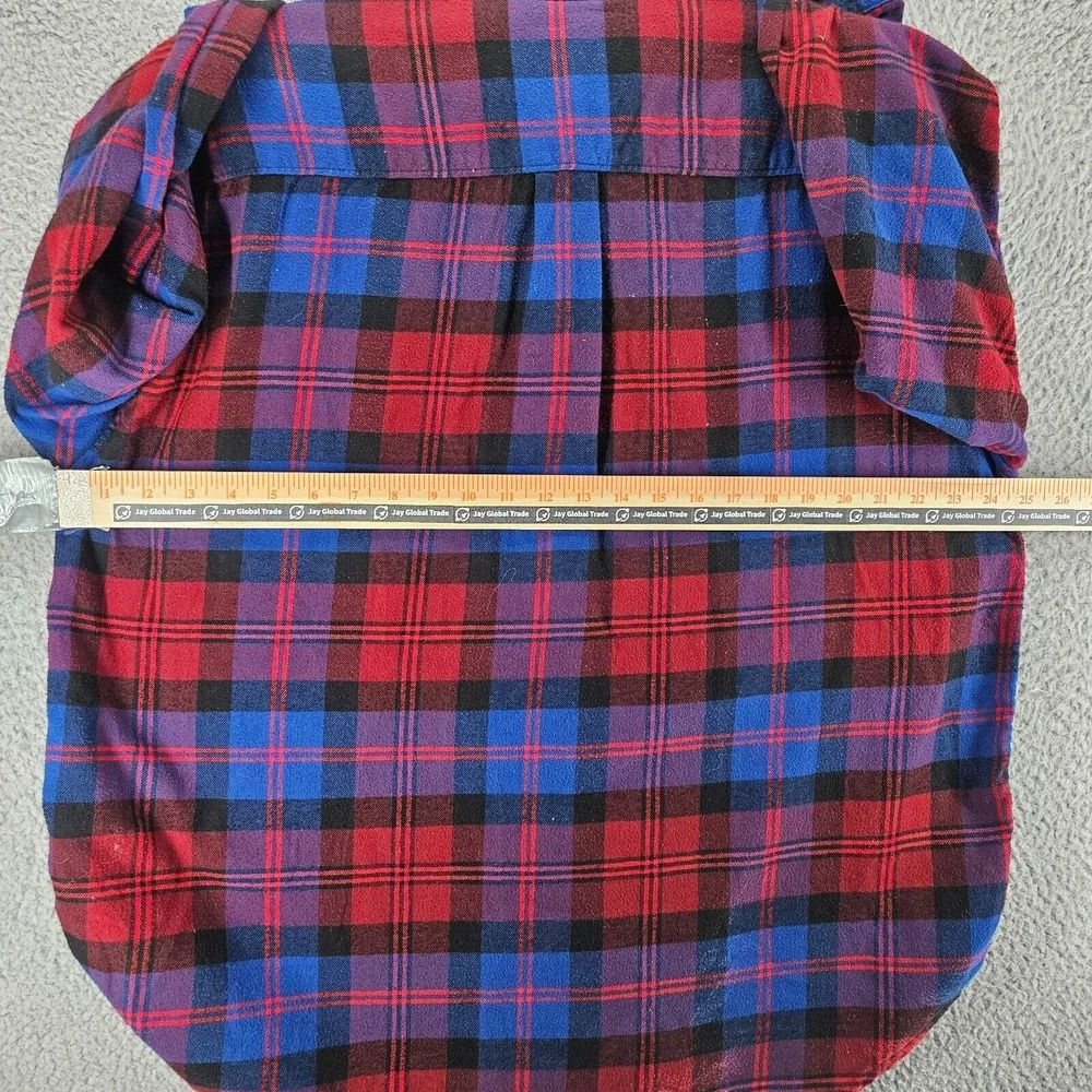 Levis Men's Extra‎ Large Flannel Shirt Multicolor Long Sleeves Outdoor Sz XL